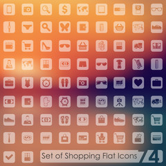Set of shopping icons