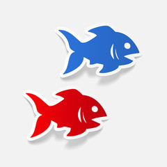 realistic design element: fish
