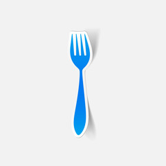 realistic design element: fork