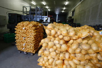 Bagged potatoes