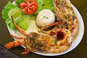 Langouste grillée