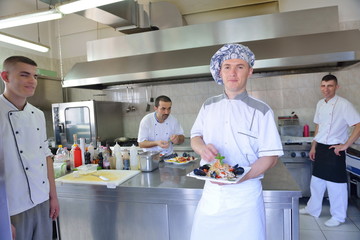 chef preparing food