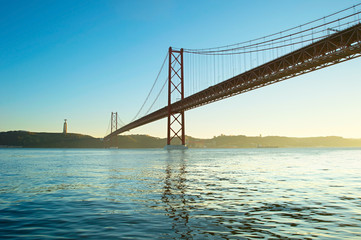 Red Lisbon Bridge