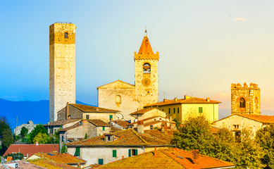 Serravalle Pistoiese panorama , Pistoia, Tuscany, Italy.