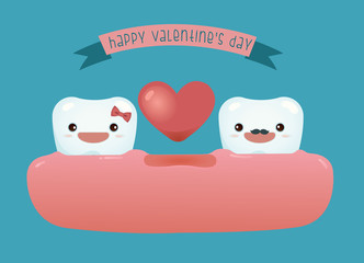 Happy valentine's day of dental