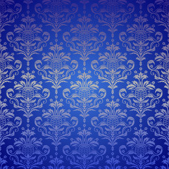 Luxury seamless golden floral wallpaper