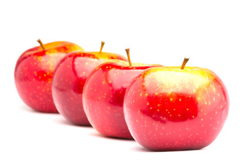 red ripe apples