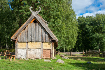 Vikings village. Sweden