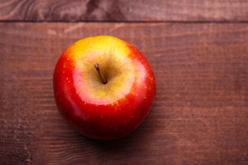 red ripe apples
