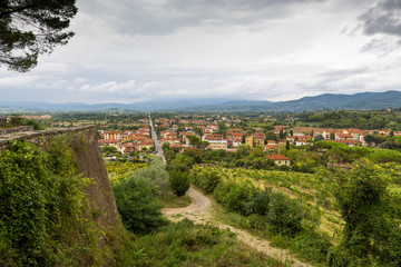 Fototapeta na wymiar medieval town Arezzo, Tuscany, Italy