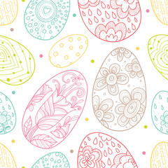 Happy Easter. Seamless pattern.