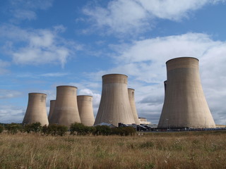 power station cooling towers