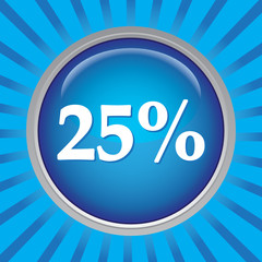 25 PERCENT ICON