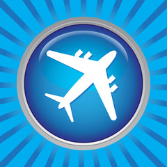 Fototapeta premium AIRPLANE ICON
