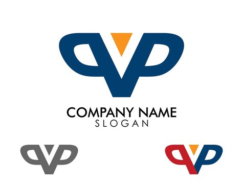 letter PP twin logo template