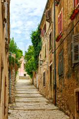 Narrow streets in Pula