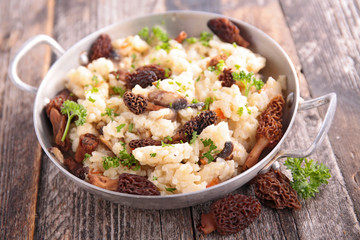 mushroom risotto