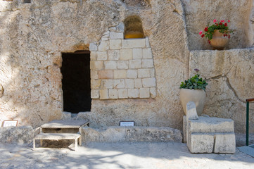 Fototapeta na wymiar Garden Tomb in Jerusalem