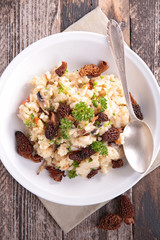 mushroom risotto