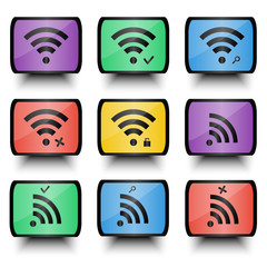 Wireless Icons Set