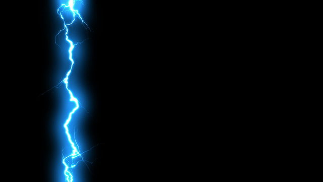 Electric Arc moving across the Screen. HD 1080p. Loop-able.