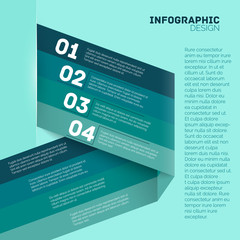 Paper options template vector illustration