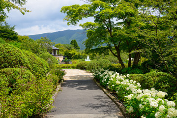 Gora Park in Hakone, Kanagawa, Japan