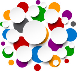 Paper white round notes.