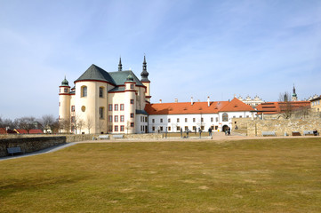 The monastery gardens in Litomysl
