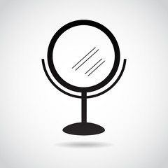 Mirror vector icon.