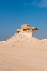 Old Fort in the Zekreet desert of Qatar, Middle East