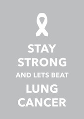 lung cancer poster