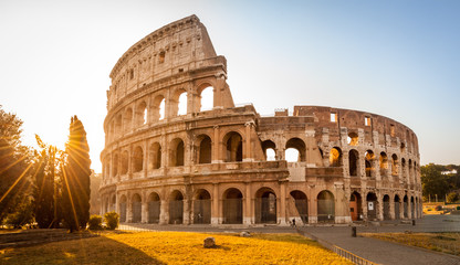 Colosseum bij zonsopgang, Rome