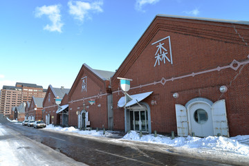 Old Red Brick Warehouses