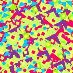 Obraz premium pattern of brightly geometric shapes