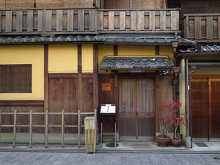 Japanese style old wood house