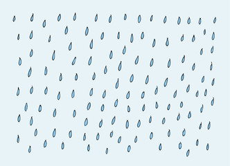Rain vector background