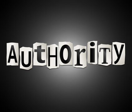 Authority concept.