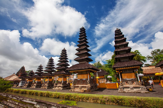Taman Ayun Temple (Bali, Indonesia) on a beautiful sunny day