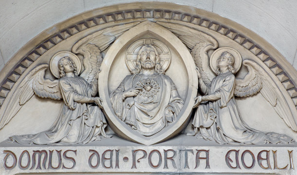 Vienna - The relief of Heart of Jesus Christ