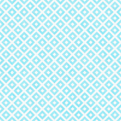 Teal and White Diagonal Squares Tiles Pattern Repeat Background