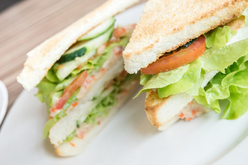 sandwich with vegetable