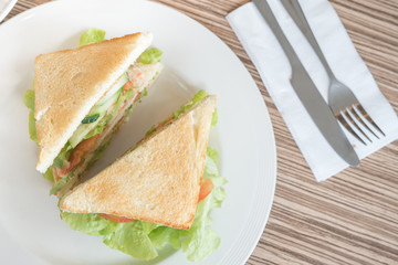 sandwich with vegetable