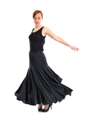 Naklejka premium Flamenco woman dancing
