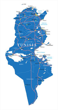 Tunisia map