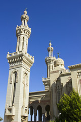 Fototapeta na wymiar A Beautiful Mosque In Port Said North Egypt