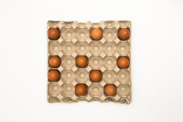 Eggs in carton 