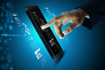 Digital world concept