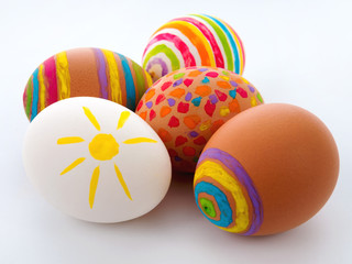 Bemalte Ostereier