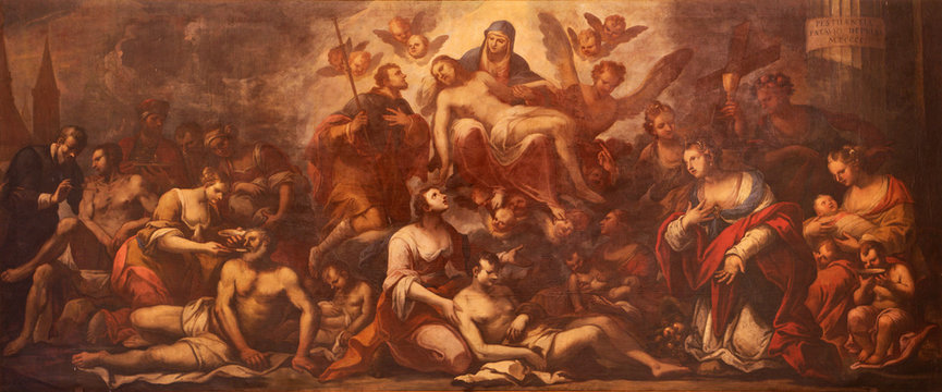 Padua - Pieta and the pest in Padua - paint